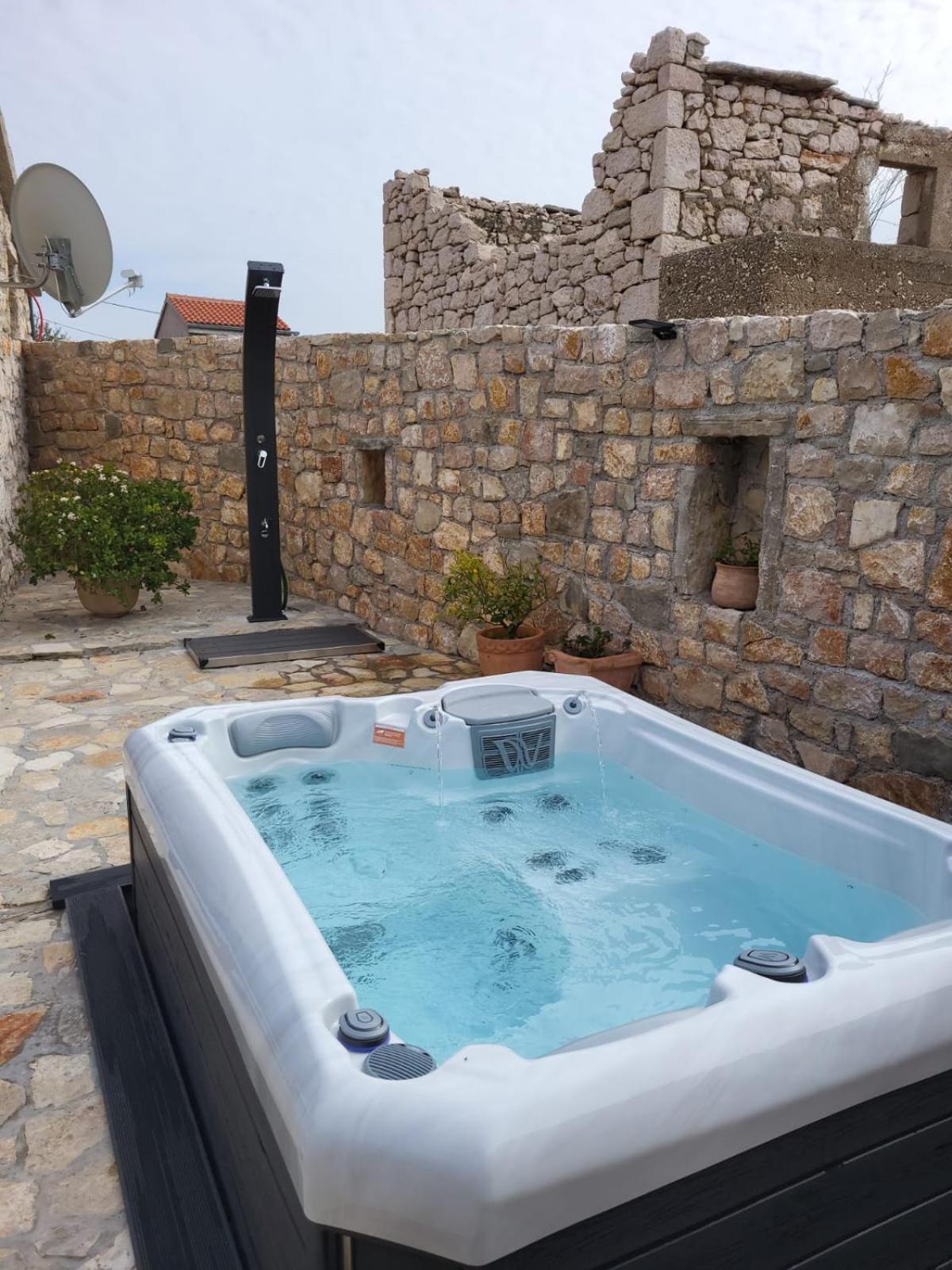 Villa Stone House Knezevic Vinjerac Esterno foto